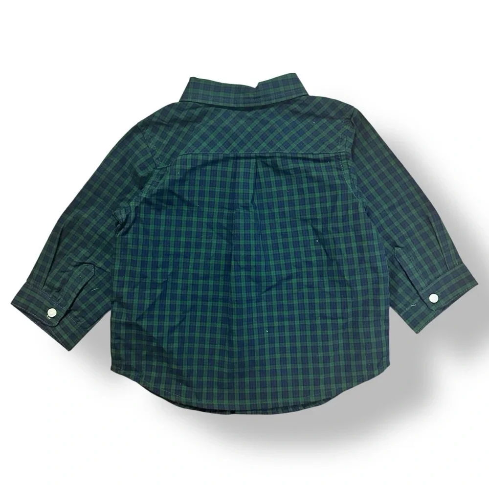 Ralph Lauren | Infant Black Watch Plaid Button Down (9 mos)